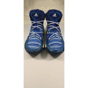 Adidas‎ B42419 Basketball Shoes Mens US 10.5 Blue White Crazy Explosive Mid Top